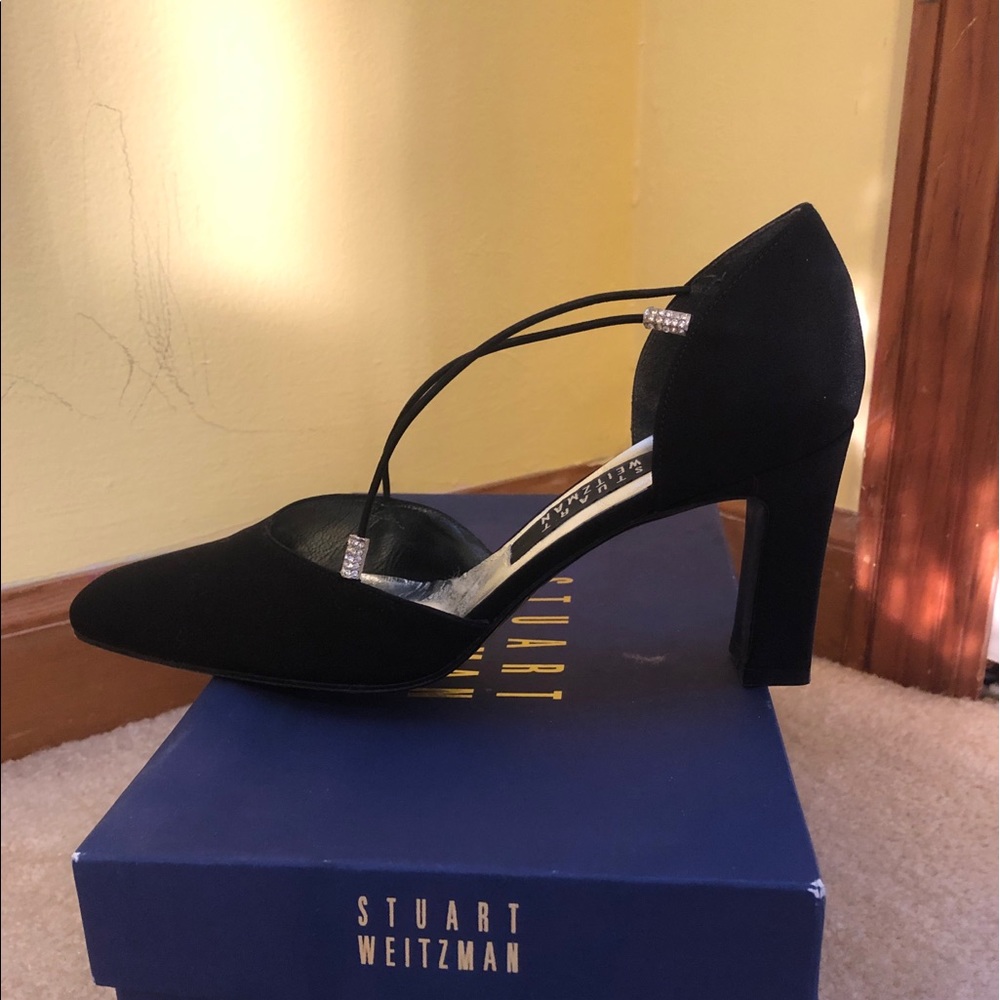 Stuart Weitzman Rondex Black Peau